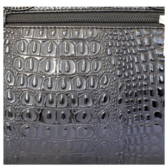 The Belinda Crocodile Embossed Vegan Leather Bag - Picture 4 of 8